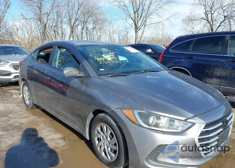 2018 Hyundai Elantra Se from USA, damaged, VIN 5NPD74LF4JH252519